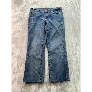 7 For All‎ Mankind Bootcut Crop Jeans Low Rise Denim Classic Style Women's 28